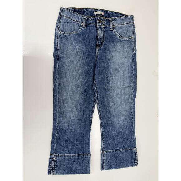 Levis Womens Capris Size 8 515 Denim - Picture 2 of 12